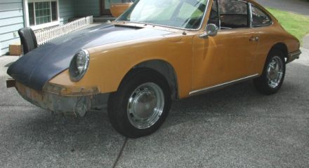 Hurda Porshe'nin bir de son halini g&ouml;r&uuml;n