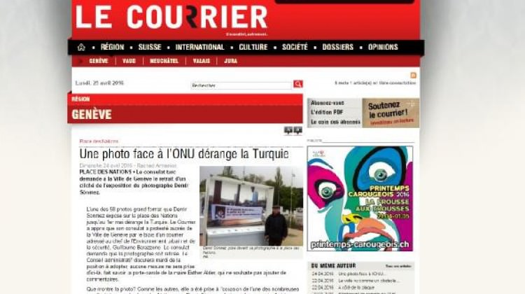 BM önünde skandal pankart