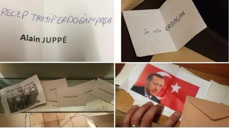 Fransa seçimlerinde oylar Erdoğan’a verildi