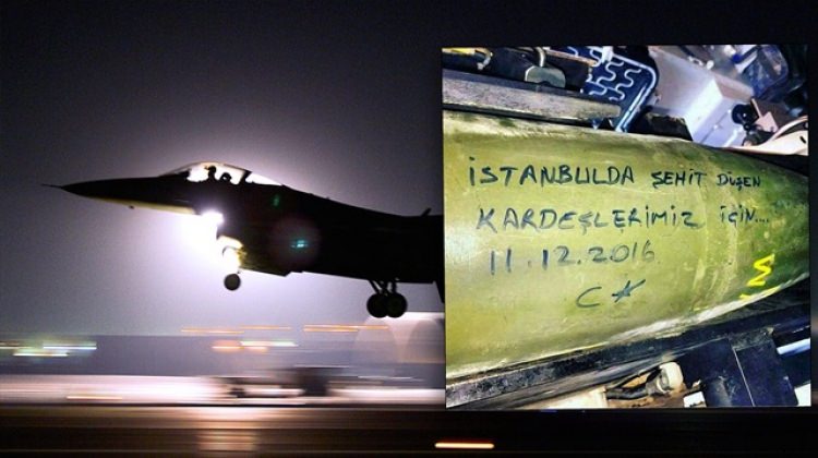 Teröristlerin hedefleri yerle bir edildi