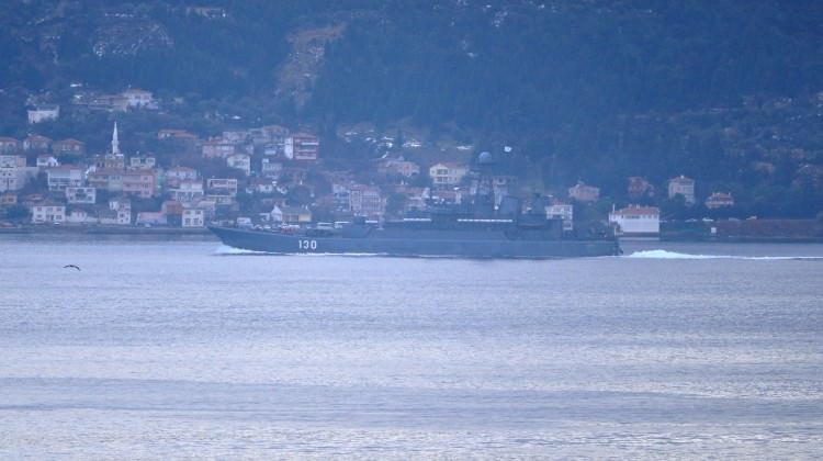 Çanakkale Boğazı'ndan böyle geçti! Çanakkale Boğazı'ndan böyle geçti!