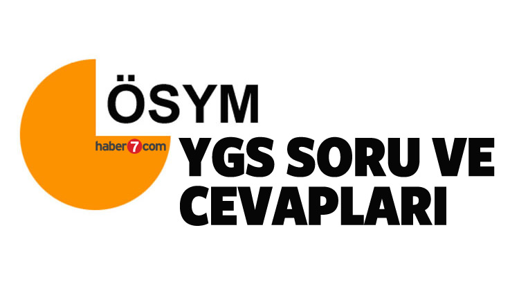 Yükseköğretime Geçiş - YGS sınav soru ve cevapları açıklandı Yükseköğretime Geçiş - YGS sınav soru ve cevapları açıklandı