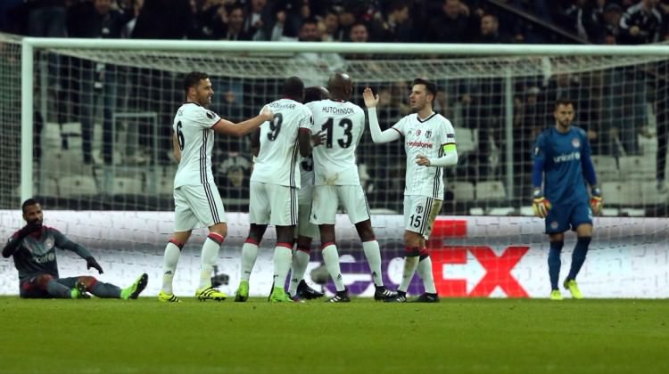 Beşiktaş çeyrek finalde! Beşiktaş çeyrek finalde!