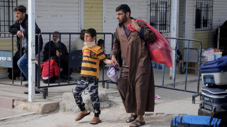 Suriyeli aileler Bab'a geri döndü Suriyeli aileler Bab'a geri döndü