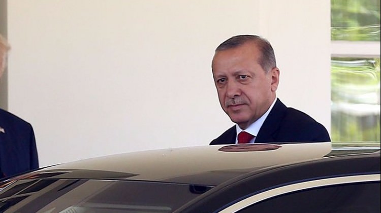 Erdoğan ABD'li yöneticilerle buluştu Erdoğan ABD'li yöneticilerle buluştu