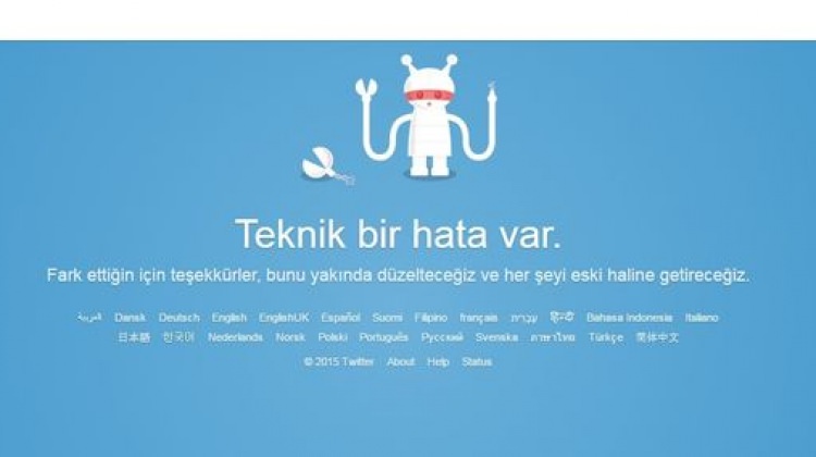 Twitter'da erişim sorunu Twitter'da erişim sorunu