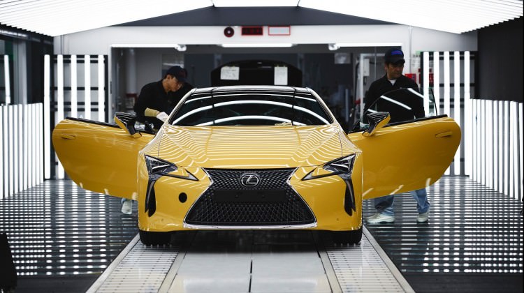 Lexus LC'nin üretimi başladı Lexus LC'nin üretimi başladı