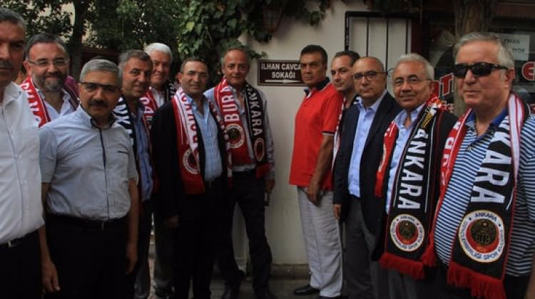 Ankara'da İlhan Cavcav Sokağı açıldı Ankara'da İlhan Cavcav Sokağı açıldı