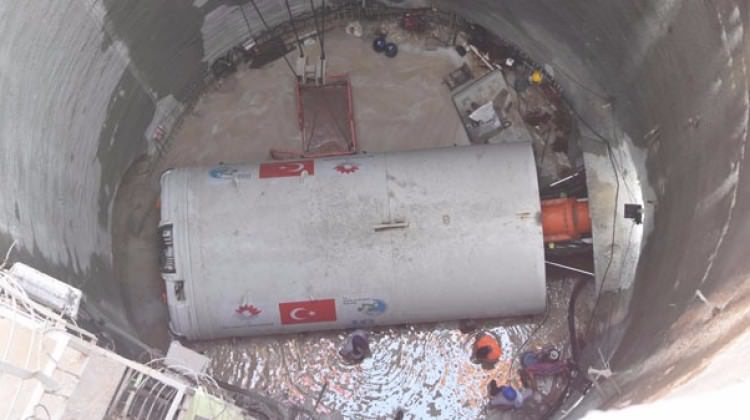 Yerli kazı makinesi göreve başladı Yerli kazı makinesi göreve başladı