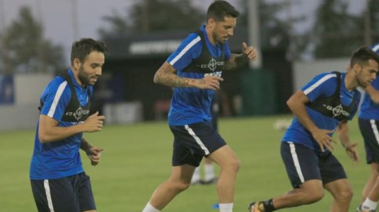 Sosa ile Volkan Şen, ilk kez antrenmana çıktı Sosa ile Volkan Şen, ilk kez antrenmana çıktı