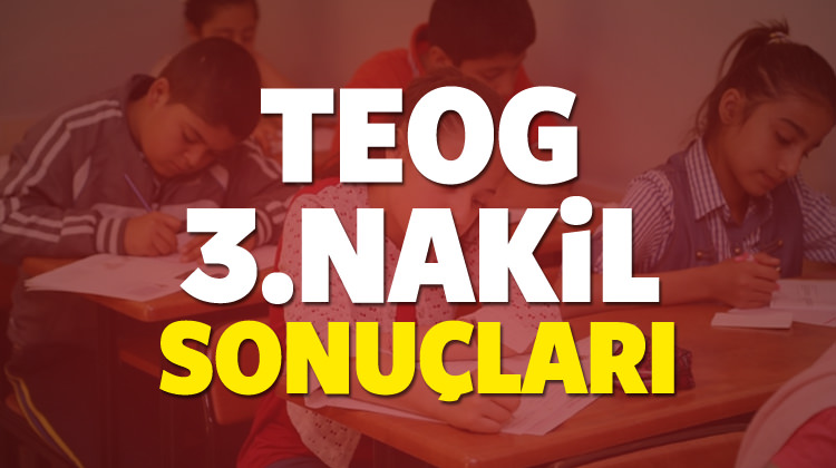 TEOG 3 nakil sonuçları bugün saat kaçta açıklanıyor? (MEB) TEOG 3 nakil sonuçları bugün saat kaçta açıklanıyor? (MEB)