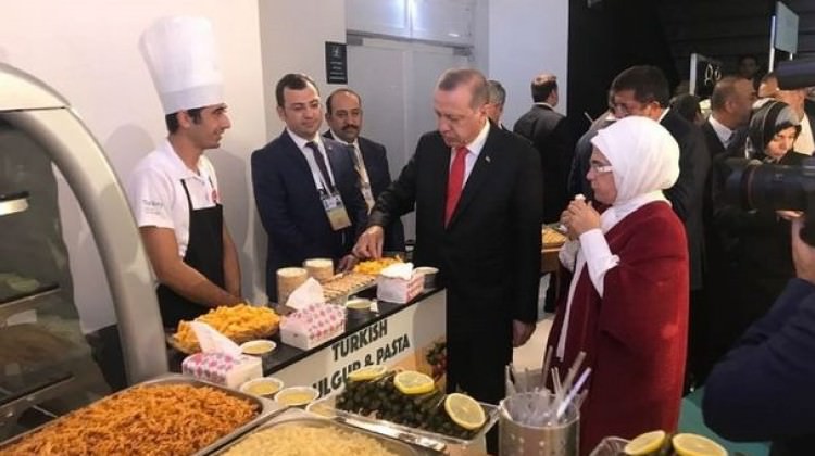 Cumhurbaşkanı Erdoğan, tadını çok beğendi Cumhurbaşkanı Erdoğan, tadını çok beğendi