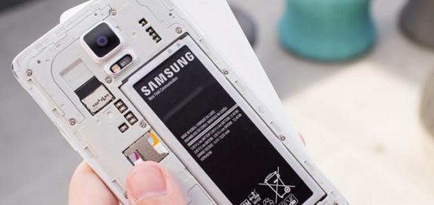 Samsung galaxy Note 4 akıllı telefon batarya