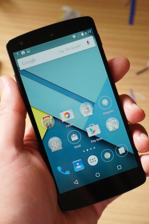 Google Nexus 5 akıllı telefon Android 5.0 Lillipop- Nexus haberleri