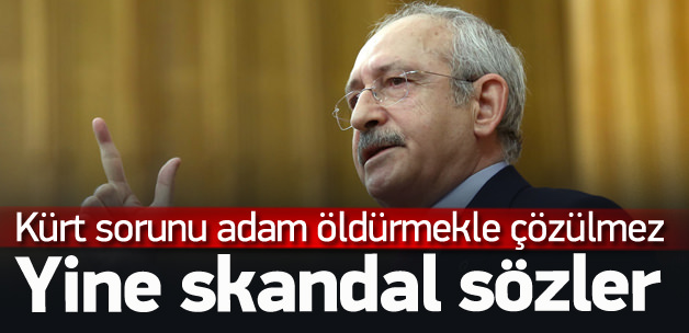 Kılı&ccedil;daroğlu'ndan tepki &ccedil;eken K&uuml;rt sorunu &ccedil;ıkışı