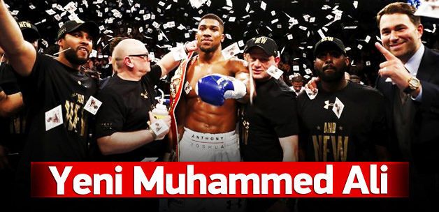 Zafer Joshua'nın! 2 rauntta kemeri aldı