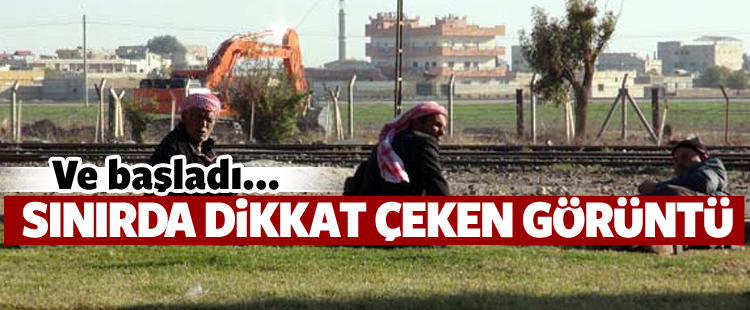 Suriye sınırına duvar!