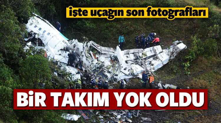 Bir takım yok oldu! İşte d&uuml;şen u&ccedil;aktan son kareler
