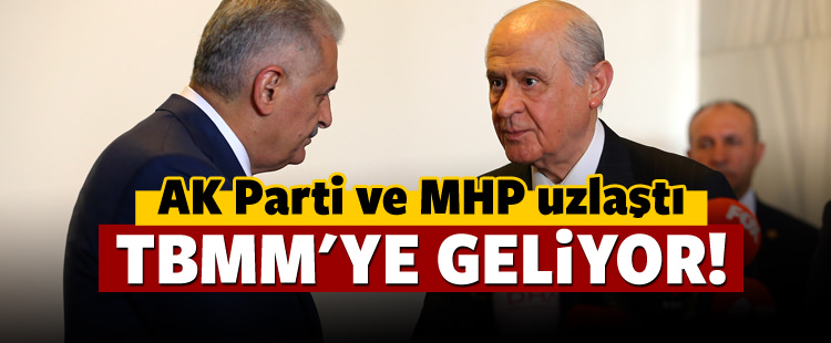 AK Parti ve MHP anayasada anlaştı