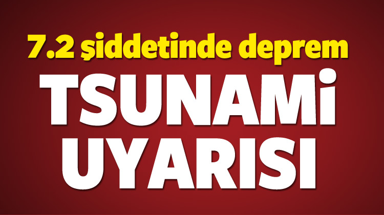7.2 b&uuml;y&uuml;kl&uuml;ğ&uuml;nde şiddetli deprem