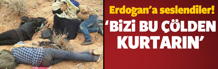 Erdoğan'a seslendiler: Bizi bu çölden kurtarın