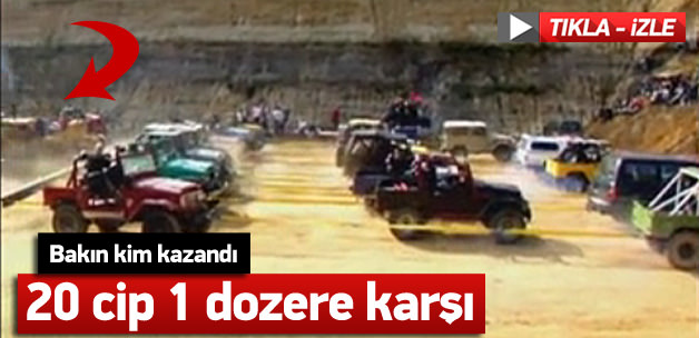 D8 dozer, 20 tane cipe karşı