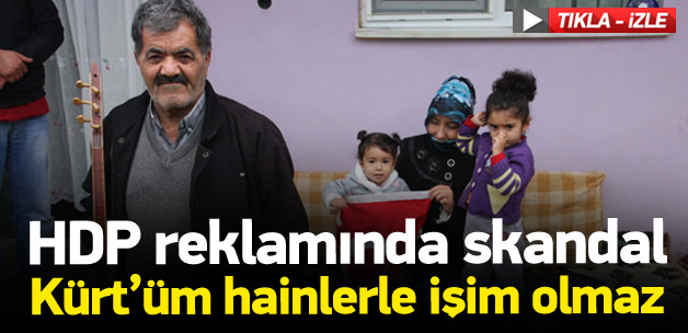 HDP, AK Partili adamı izinsiz kullanıldı