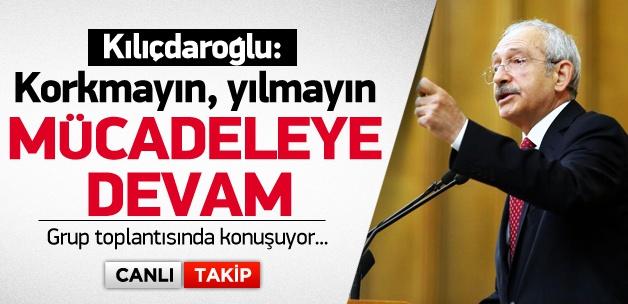 Kılıçdaroğlu tüm konuşmasını hukuka ayırdı