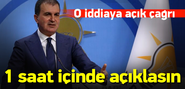 &Ccedil;elik: Kılı&ccedil;daroğlu 1 saat i&ccedil;inde a&ccedil;ıklasın