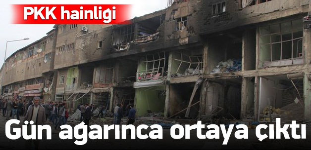PKK saldırısının boyutu g&uuml;n ağarınca ortaya &ccedil;ıktı!