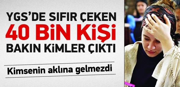 YGS’deki 40 bin sıfırcı öğretmenler çıktı