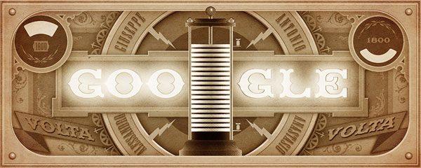 Alessandro Volta Google onu Doodle yaptı GÜNCEL Haberleri