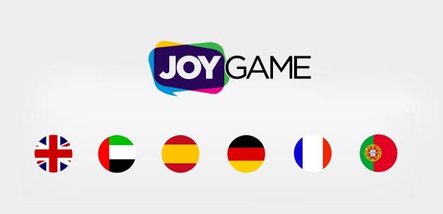 Joygame, 5 dil secenegiyle Avrupa'da