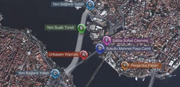 Haliç´e tüp geçit için çalışmalara başlandı