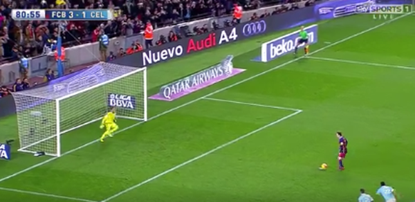 Barcelona'dan olay penaltı! Tarihe geçti