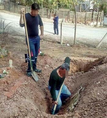 PKK'lı cenazesi 4 gün sonra mezardan çıkarıldı