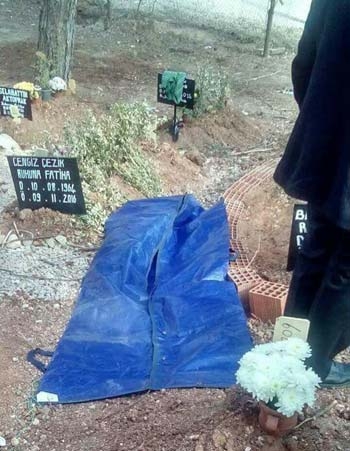 PKK'lı cenazesi 4 gün sonra mezardan çıkarıldı